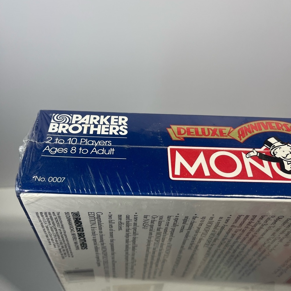 Monopoly Deluxe Anniversary Edition Board Game - Blue - Picture 9 of 11